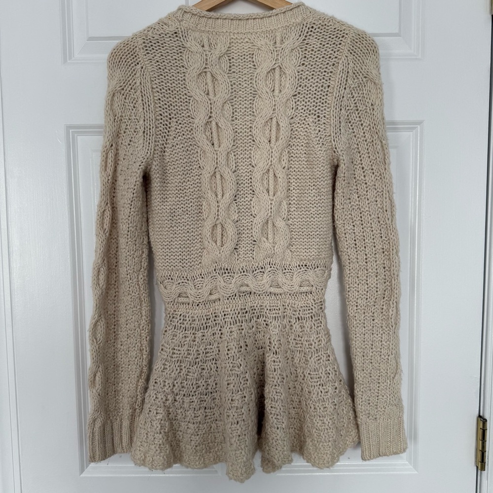 Cozy Cream Cable Knit Sweater - Picture 3 of 11